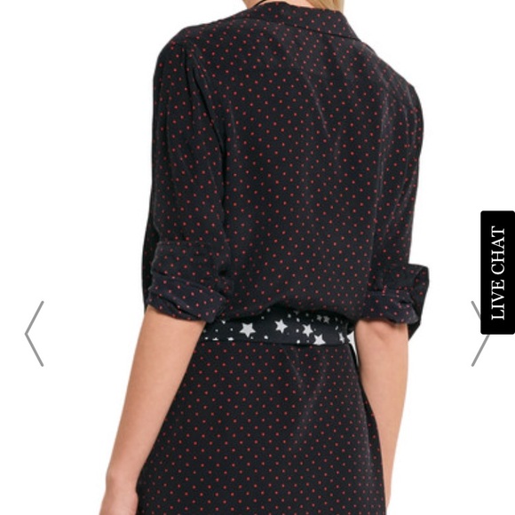 New Kate Moss Equipment Rosalind Silk Shirt dress - Picture 2 of 8